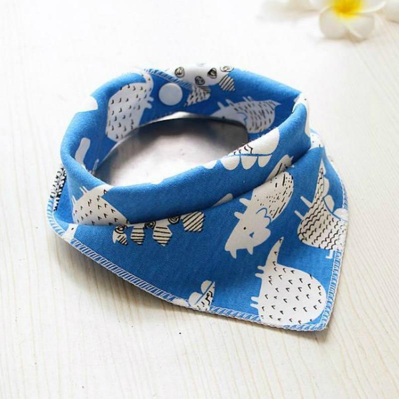Baby Bibs Waterproof Triangle Cotton Cartoon Child Bibs Dribble Bibs Newborn Slabber Absorbent Cloth For Kids - BIG FRENCHIES