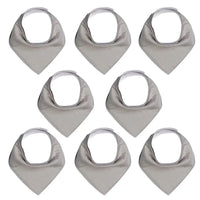 8PCS/SET Pack Baby Bandana Organic Absorbent Soft Cotton Drool Bibsfor Teething And Feeding Bib For Baby and Kids Feeding - BIG FRENCHIES
