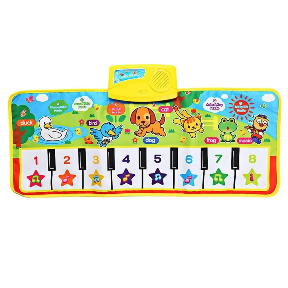 Baby English Musical Piano Music Carpet Baby Kids Play Mat Carpet Educational Electronic Baby Toys For Kids - BIG FRENCHIES