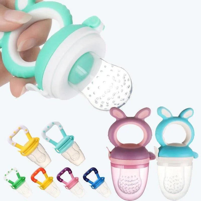 Modern NEW Baby Fresh Food Nibbler Pacifiers Feeder for Kids Fruit Feeding Nipple Safe Supplies Nipple Teat Pacifier For Baby and Kids - BIG FRENCHIES