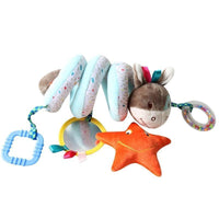 Modern Rattles Mobile Bed Baby Toys Cute Crib Stroller Spiral Newborn Educational Cartoon Animals Rattle Toy For Kids - BIG FRENCHIES