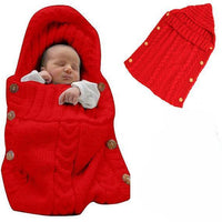 Warm Baby Blanket Knitted Newborn Swaddle Wrap Soft Footmuff Cotton Envelope For Stroller Accessories Blanket Bag - BIG FRENCHIES