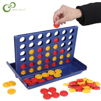 1 Set Connect 4 In A Line Board Game Foldable Children's Educational Toys for Kid Sports Entertainment Gifts For Kids Birthday - BIG FRENCHIES