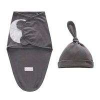 Baby Swaddle Blanket With Cap For Newborn Wrap Cotton Swaddling Bag Baby Envelope Sleep sack Blanket . - BIG FRENCHIES