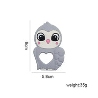 Silicone Baby Teether Toddler Toy, Stroller Accessories For Pacifier Chain Owl Food Grade Toys Baby Teether - BIG FRENCHIES