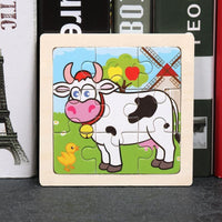 Wood Puzzles Children Adults Vehicle Puzzles Wooden Toys Learning Education Environmental Assemble Toy Educational Games For Baby and Kids - BIG FRENCHIES