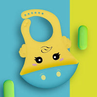 Trend NEW Baby Adjustable Picture Waterproof Saliva Dripping Soft Silicone Bibs For Girls and Boys Kids - BIG FRENCHIES