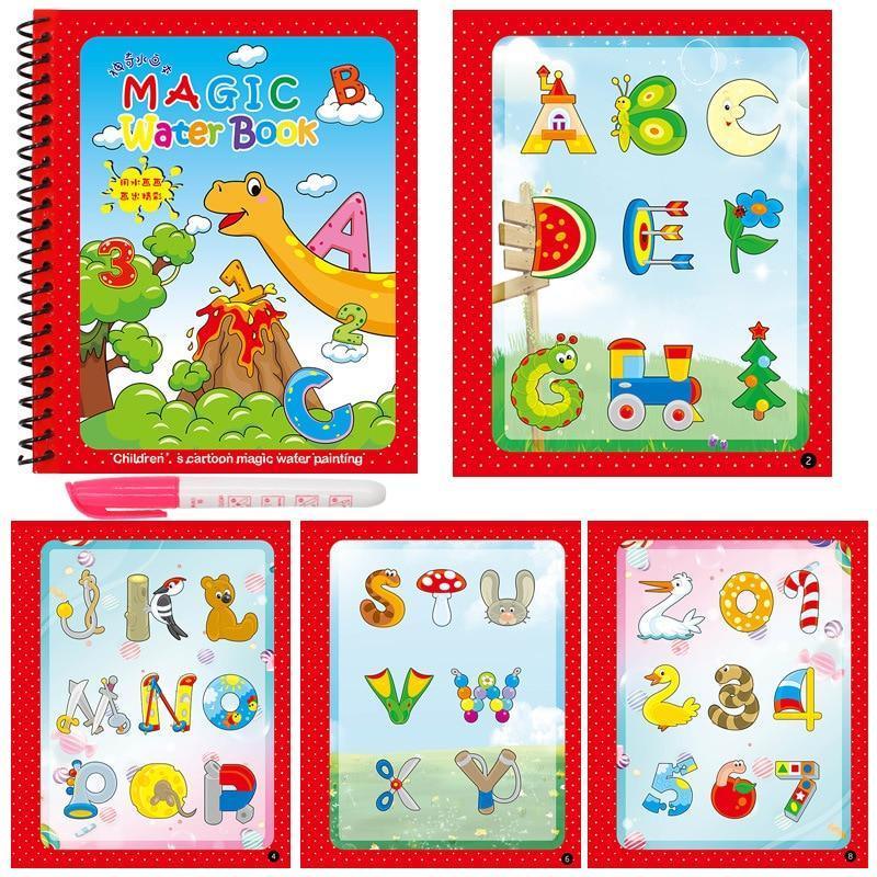 Early Education Montessori Painting Drawing Board For Kids Toys Coloring Book Doodle & Magic Pen Magic Water Drawing Book - BIG FRENCHIES