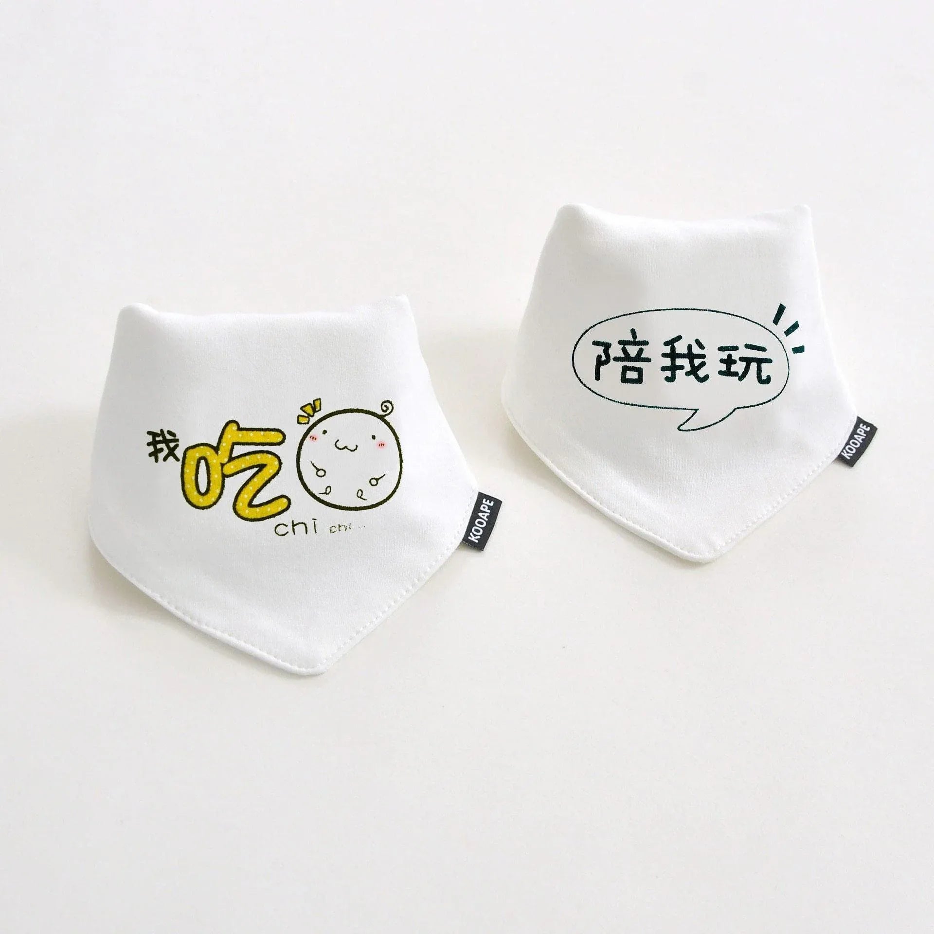 2 Pcs Baby Bibs Bandana Cotton Double Layers Drool Bib For Boys And Girls Triangle Bibs Infant Towel - BIG FRENCHIES