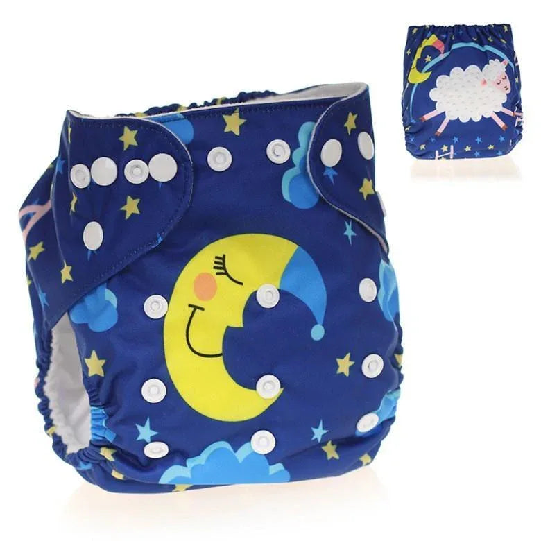 1 Piece Baby Pocket Cloth Diaper Nappy One Size Reusable Washable Comfortable Diapers For Babies - BIG FRENCHIES