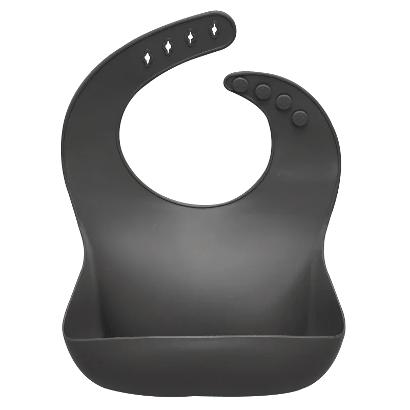 Silicon Breastplate Baby Bib Waterproof Solid Infant Bandana Bibs Newborn Feeding Burp Cloth Bib For Kids - BIG FRENCHIES