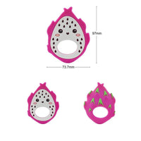 Baby Teethers Cartoon Animal Baby Teething Toy Penguin Silicone Teether Unicorn Pendant Raccoon Accessories - BIG FRENCHIES