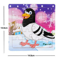 38 Style Cartoon Wooden Puzzle Children Animal/ Vehicle Toy For 2-6 Year Baby Early Educational Toys for Kids - BIG FRENCHIES