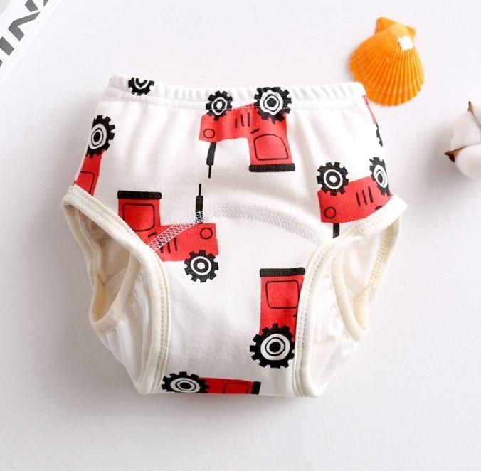 8-layer Pants Baby Diapers Reusable Training Pants Washable Cloth Diapers Waterproof Pants Nappies With Leak-proof Side - BIG FRENCHIES