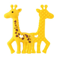 2pcs Cartoon Baby Teether Animal Silicone Teether Raccoon Elephant Koala Giraffe Baby Teething Toys Accessories Perfect Toy For Kids - BIG FRENCHIES
