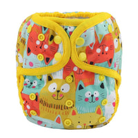 One Size Baby Cloth Diaper Cover Nappy Waterproof Double Gusset Design Adjustable Diapers For Babies - BIG FRENCHIES