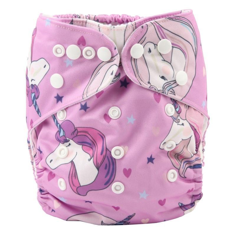 Baby Pocket Cloth Diaper Nappy Reusable Adjustable Washable No Inserts Nappie For Baby In Modern Printed Style - BIG FRENCHIES