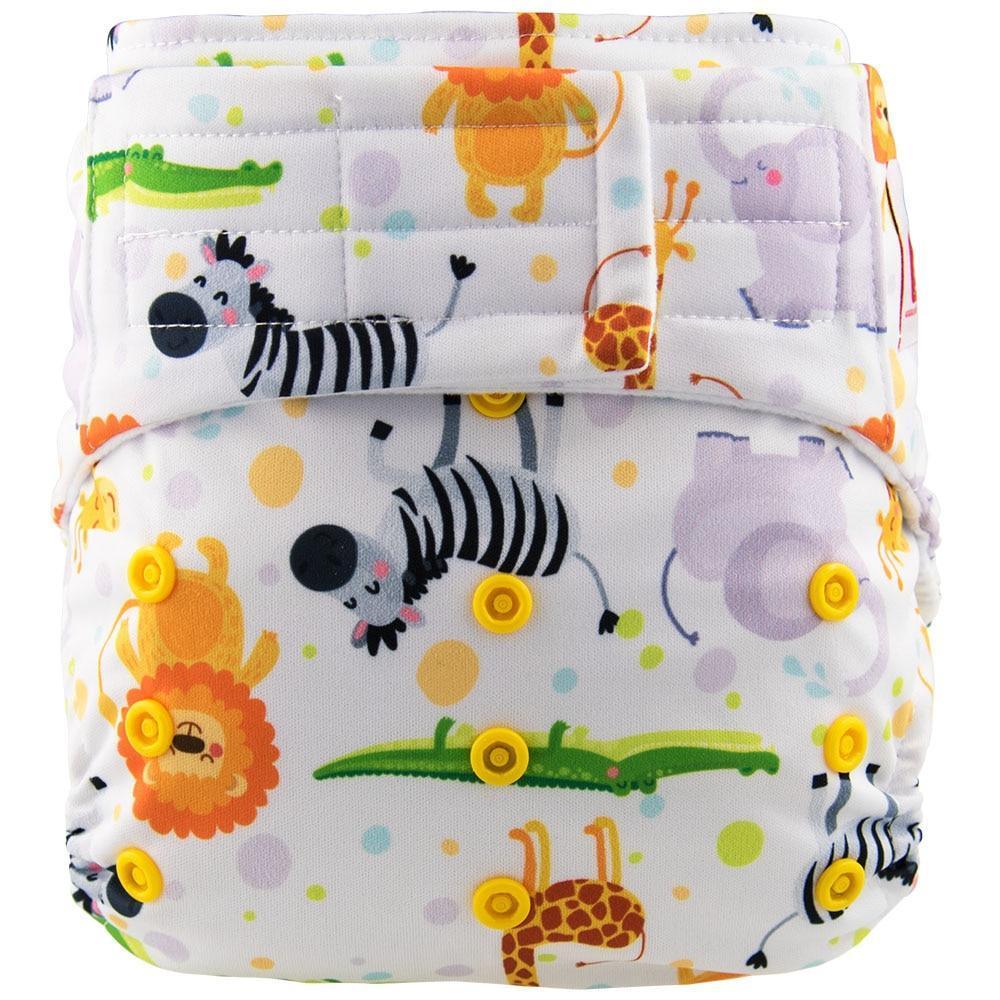Hook & Loops Pocket Diaper - cloth Inner Waterproof Washable Reusable Baby Diaper For Kids - BIG FRENCHIES