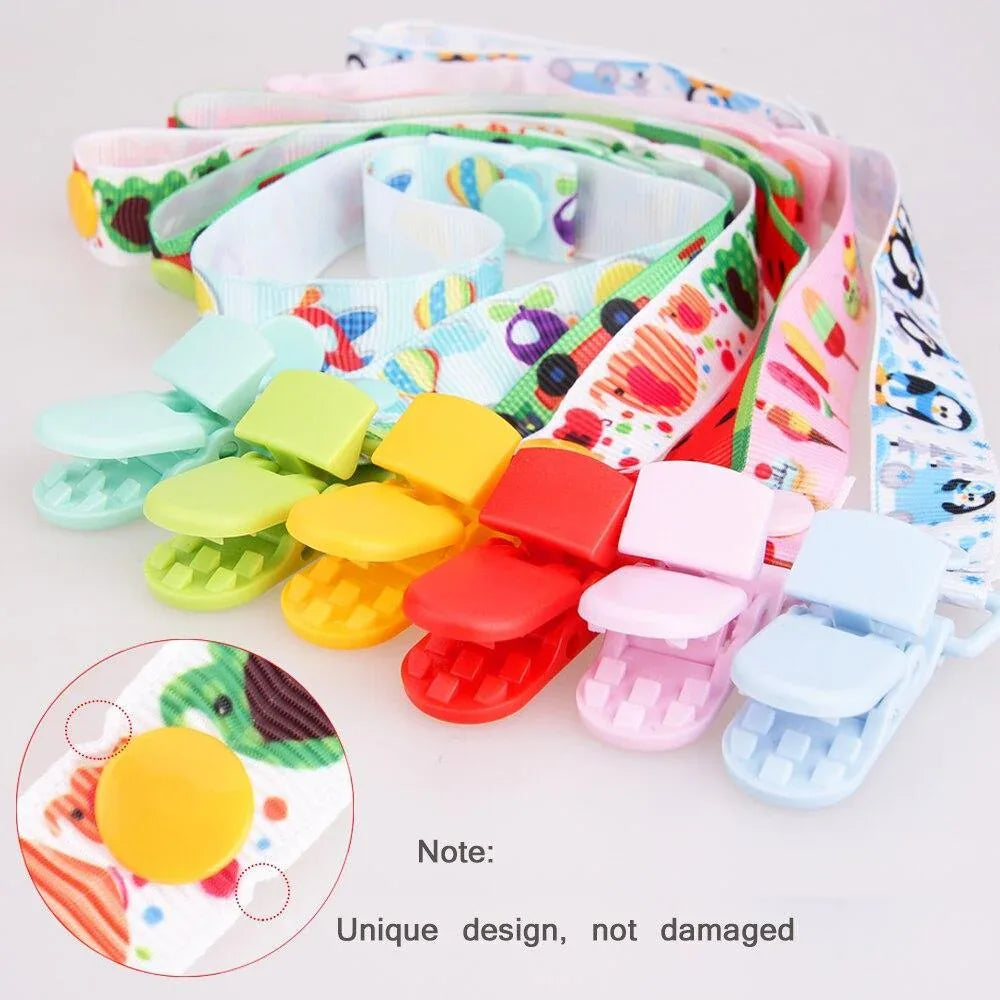 Children Pacifier Holder Clips Soother Holder Pacifier Clip Pacifier Chain Clip Nipple Holder For Baby Kids Pacifier - BIG FRENCHIES