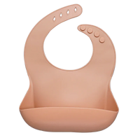 Silicon Breastplate Baby Bib Waterproof Solid Infant Bandana Bibs Newborn Feeding Burp Cloth Bib For Kids - BIG FRENCHIES
