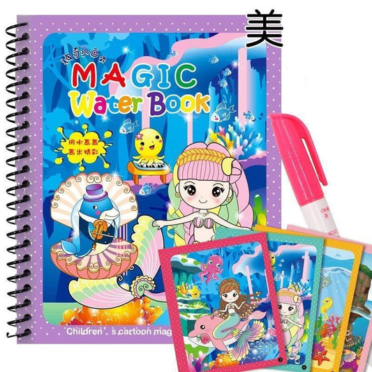 Early Education Montessori Painting Drawing Board For Kids Toys Coloring Book Doodle & Magic Pen Magic Water Drawing Book - BIG FRENCHIES