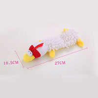 Durable Squeaky Dog Plush Toy – Animal Shape Chew Toy for Small Dogs & Puppies - BIG FRENCHIES