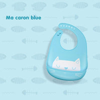 Colorful Baby Stuff Waterproof Silicone Bib Feeding Baby Cartoon Aprons Adjustable Bibs Burp Cloths - BIG FRENCHIES