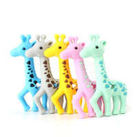 2pcs Cartoon Baby Teether Animal Silicone Teether Raccoon Elephant Koala Giraffe Baby Teething Toys Accessories Perfect Toy For Kids - BIG FRENCHIES