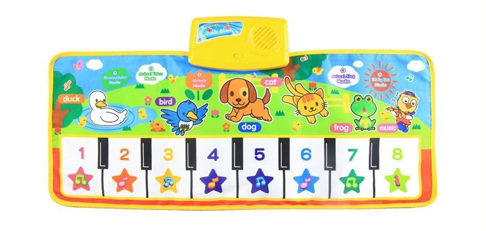 Trend New Baby Musical Mat Music Carpet Funny Animal Voice Singing Playing Music Piano Early Educational Learning Toys for Kids - BIG FRENCHIES