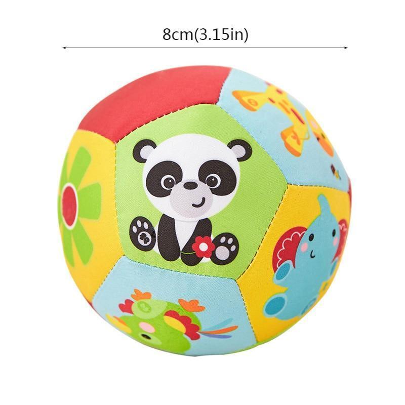 Animal Ball Soft Plush Baby Mobile Toys With Sound Baby Rattle Body Building Ball Newborn Educational Toys For Kids - BIG FRENCHIES