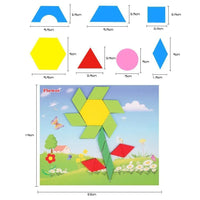 250pcs Wooden Geometric Clever Board Puzzle 3D Board Toy Baby Early Educational Learning Toys for Children Game (Multicolor) - BIG FRENCHIES