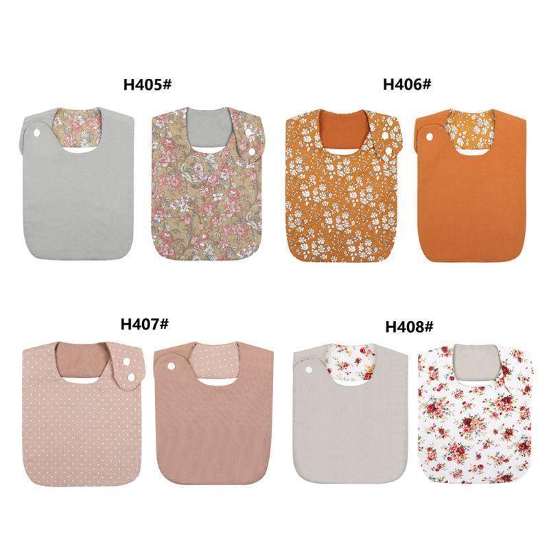 Floral Vintage Newborn Double Side Bibs Boys Girls Waterproof Linen Cotton Saliva Towel - BIG FRENCHIES
