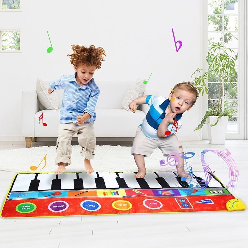 Big Size Music Piano Carpets and Multiple Musical Instruments Sounds Play Mat Educational Toys For Kids - BIG FRENCHIES