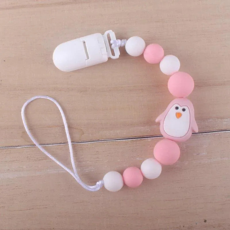 Handmade Animal Pendant Pacifier Clips Chain Nipple Holder for Infant Baby Pacifier - BIG FRENCHIES