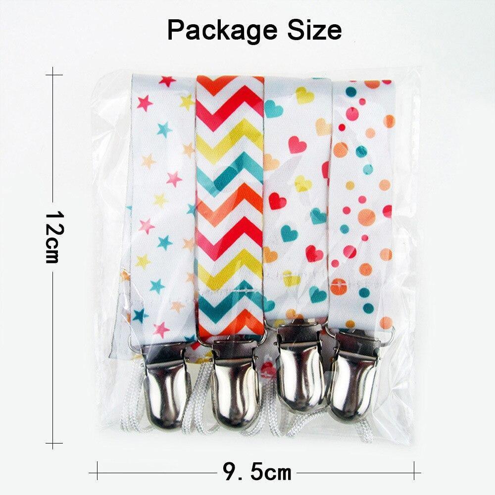 4PCS/SET Infant Pacifier Clips Holder Clip Nursing Teether Clip Nipple Holder Baby Pacifier Clip Soother Holder for Pacifier for Kids and Baby - BIG FRENCHIES