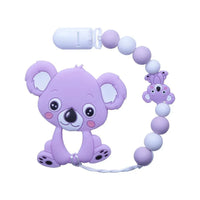 Baby Teething Lovely Koala Owl Horse Cookies Baby Teether Molar Toy Gift Raccoon Food Grade Silicone Beads For Kids and Baby - BIG FRENCHIES