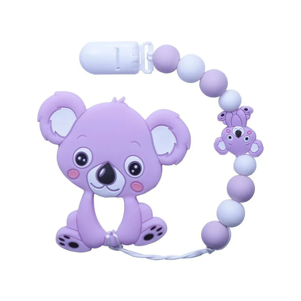 Baby Teething Lovely Koala Owl Horse Cookies Baby Teether Molar Toy Gift Raccoon Food Grade Silicone Beads For Kids and Baby - BIG FRENCHIES