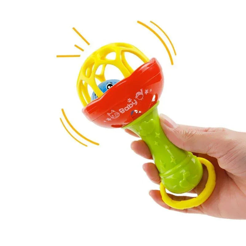 Baby Rattles toy Intelligence Grasping Gums Plastic Hand Bell Rattle Educational Mobiles Toys For Baby and Kids - BIG FRENCHIES