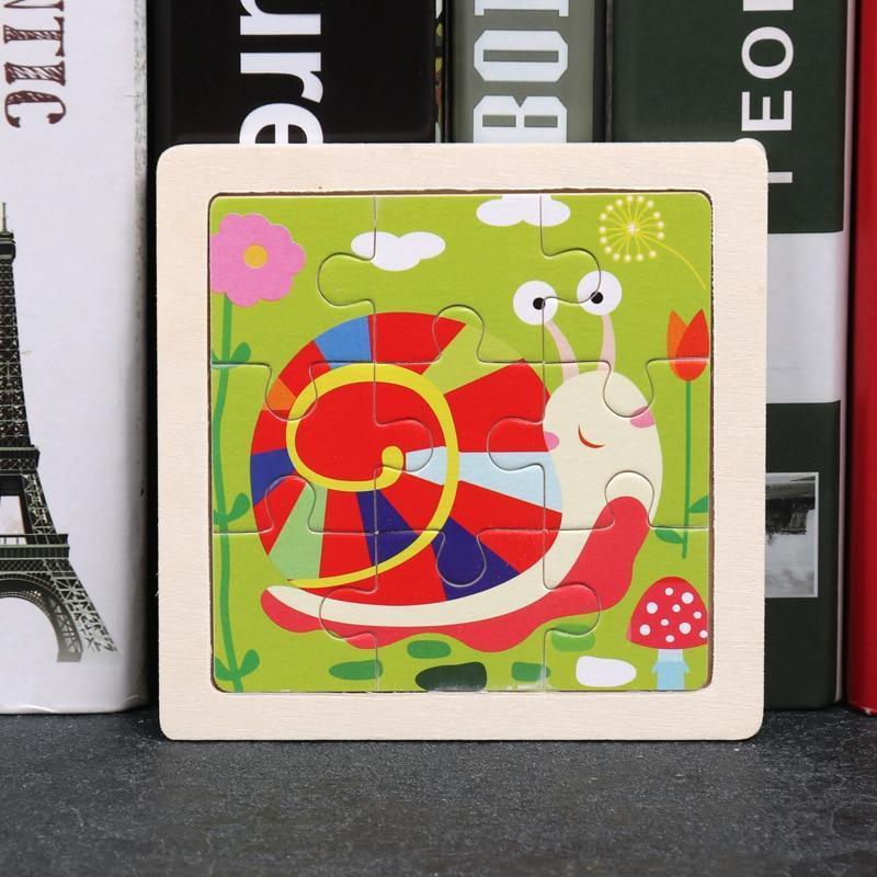 Wood Puzzles Children Adults Vehicle Puzzles Wooden Toys Learning Education Environmental Assemble Toy Educational Games For Baby and Kids - BIG FRENCHIES