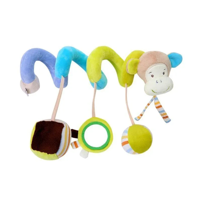 Modern Rattles Mobile Bed Baby Toys Cute Crib Stroller Spiral Newborn Educational Cartoon Animals Rattle Toy For Kids - BIG FRENCHIES