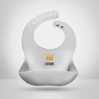 Luxury Modern Bibs Waterproof Soft Silicone Kids Girl Boy Adjustable Children Bib Cute Cartoon Print Baby Feeding Stuff For Kids - BIG FRENCHIES