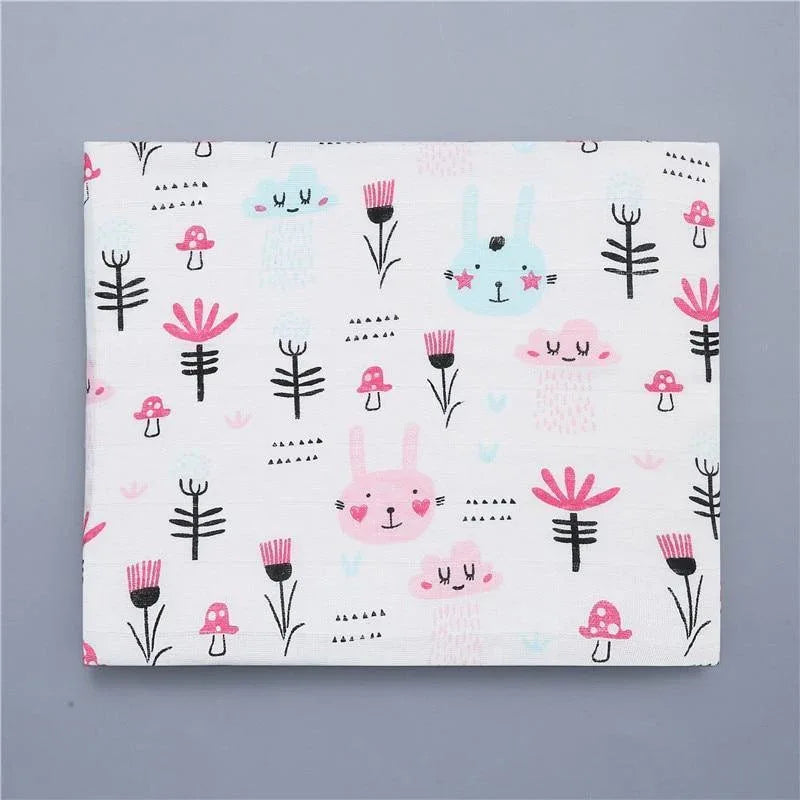Muslin Cotton Diaper Baby Blankets Newborn Swaddle Blanket Infant Multi Purpose Bath Towel - BIG FRENCHIES