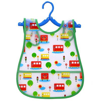 Fashion Printed Adjustable Animal Plastic Waterproof Lunch Feeding Bibs Feeding Cloth for Children In Modern Design - BIG FRENCHIES