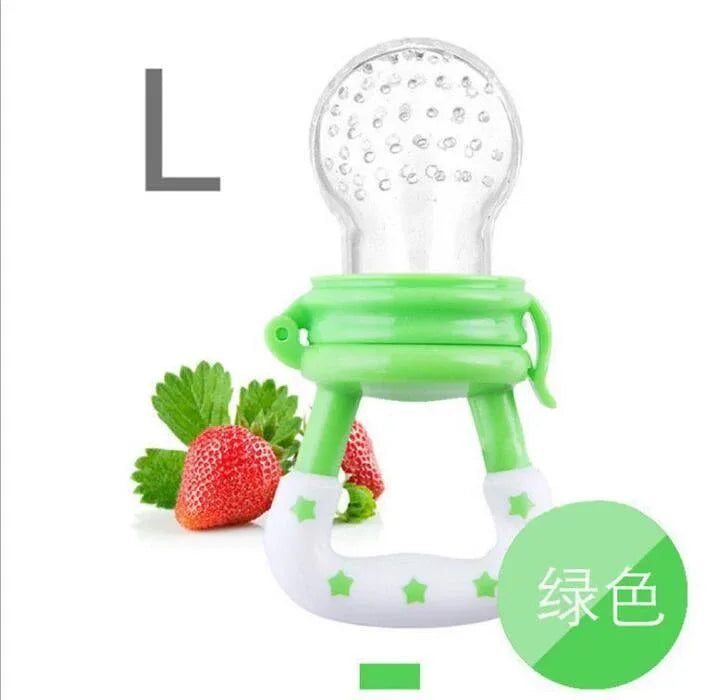 Silicone Baby Pacifier Feeder Cartoon Animal Infant Nipple Holder Newborn Fruit pacifier Tetine Silicona Nipple Bit - BIG FRENCHIES