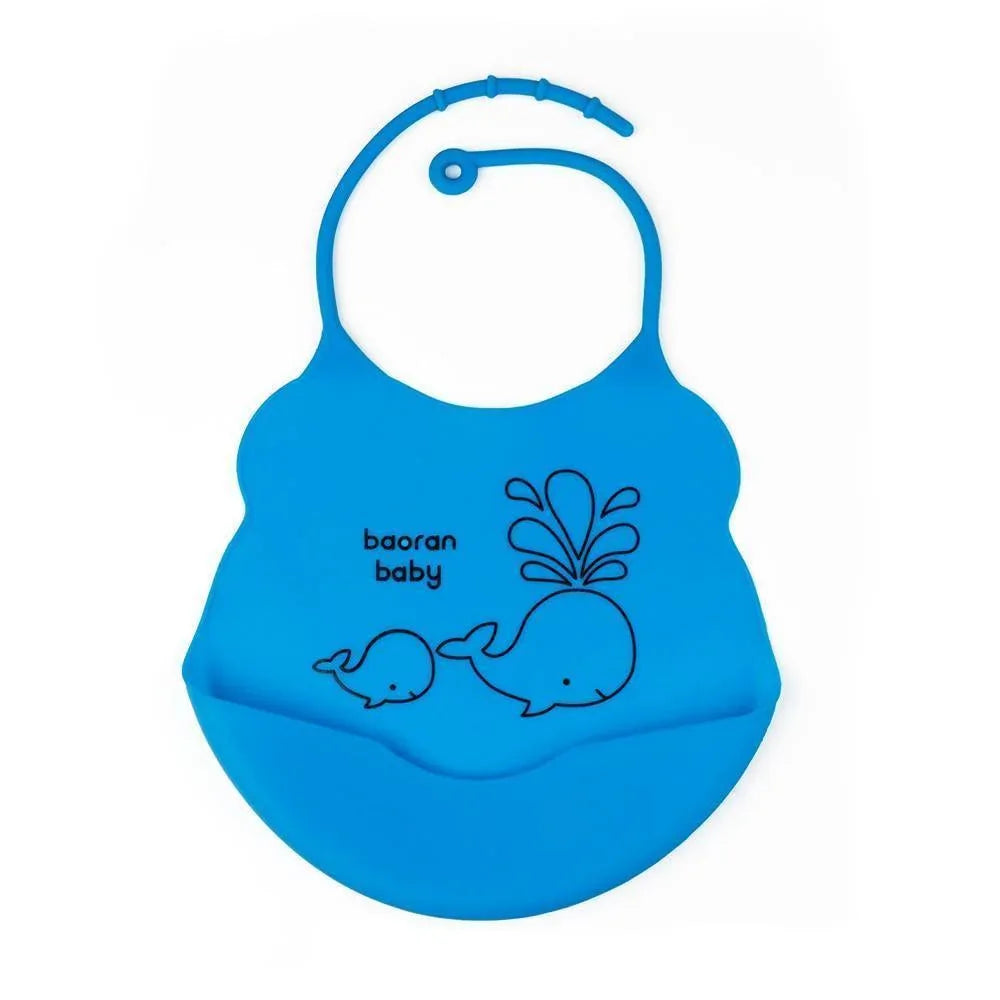 Silicone Baby Bibs waterproof Baby Saliva Towel Animal Adjustable Cloths Bandana Soft Feeding Cartoon Bib For Kids - BIG FRENCHIES