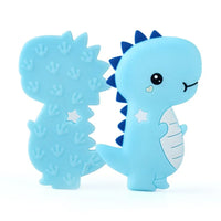 Dinosaur Baby Teether Animal Silicone Beads Chew Charms Food Grade Silicone Teether Bead Toy Gift For Baby and Kids - BIG FRENCHIES