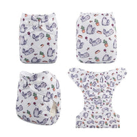 ModernLuxury Printed Baby Cloth Diaper Reusable Cloth Nappy Snap Adjustable Pocket Diaper Nappies For Baby Kids - BIG FRENCHIES