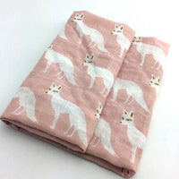 Baby Blankets Newborn Soft Organic Cotton Baby Blanket Muslin Swaddle Wrap Feeding Burp Cloth - BIG FRENCHIES
