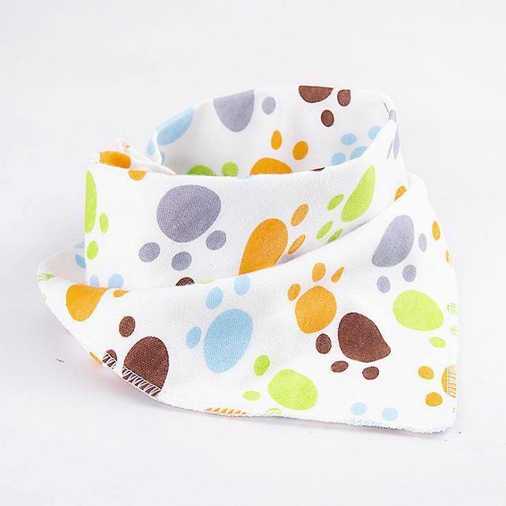 Baby Bibs Waterproof Triangle Cotton Cartoon Child Bibs Dribble Bibs Newborn Slabber Absorbent Cloth For Kids - BIG FRENCHIES