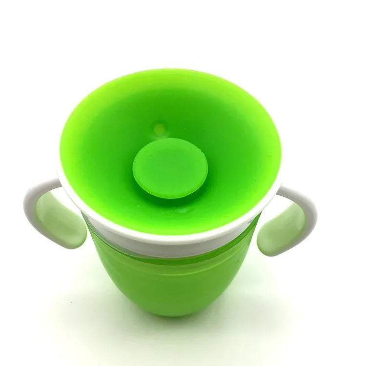 Baby 240ml Leak Proof Rotatable Magic Cup Baby Learning Drinking Cup Child Water Cup Bottle - BIG FRENCHIES